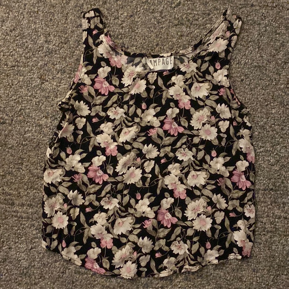 Floral tank top